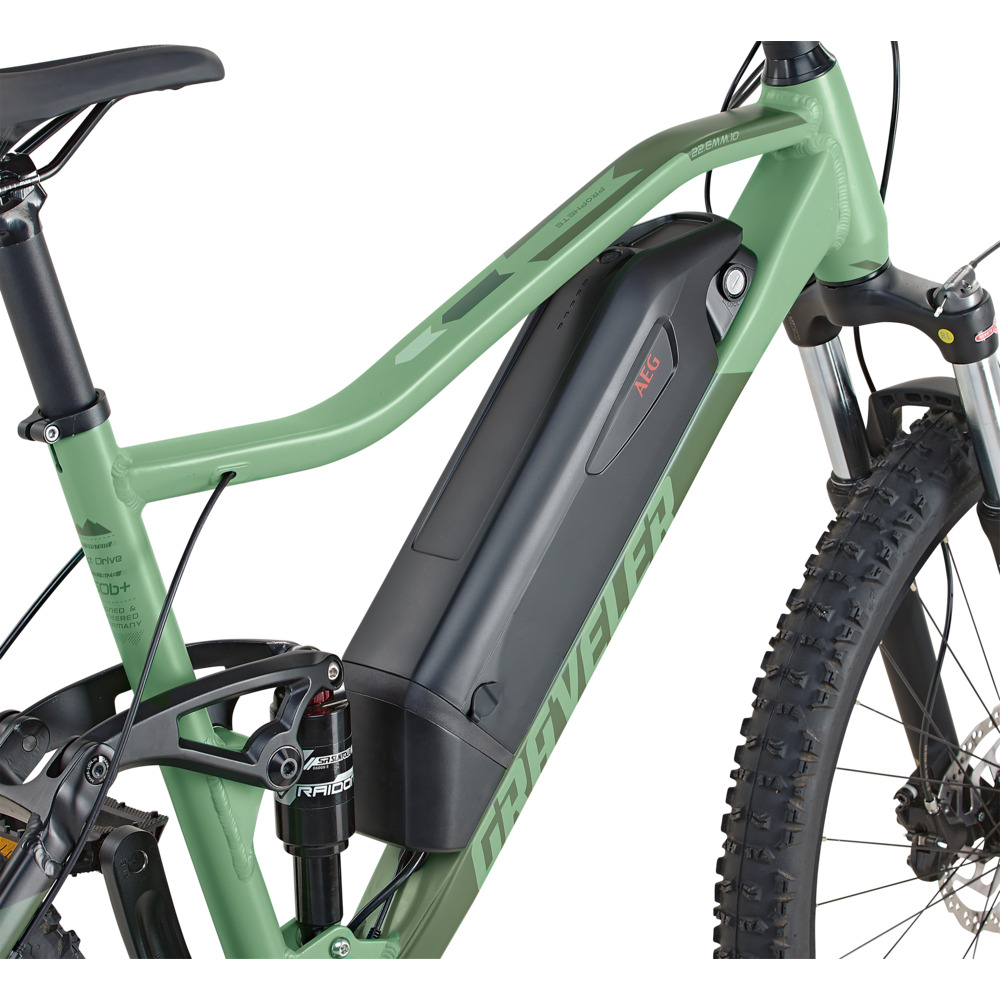 PROPHETE Graveler 22 Fully E-Mountain-Bike 27,5" in Grün image number 3
