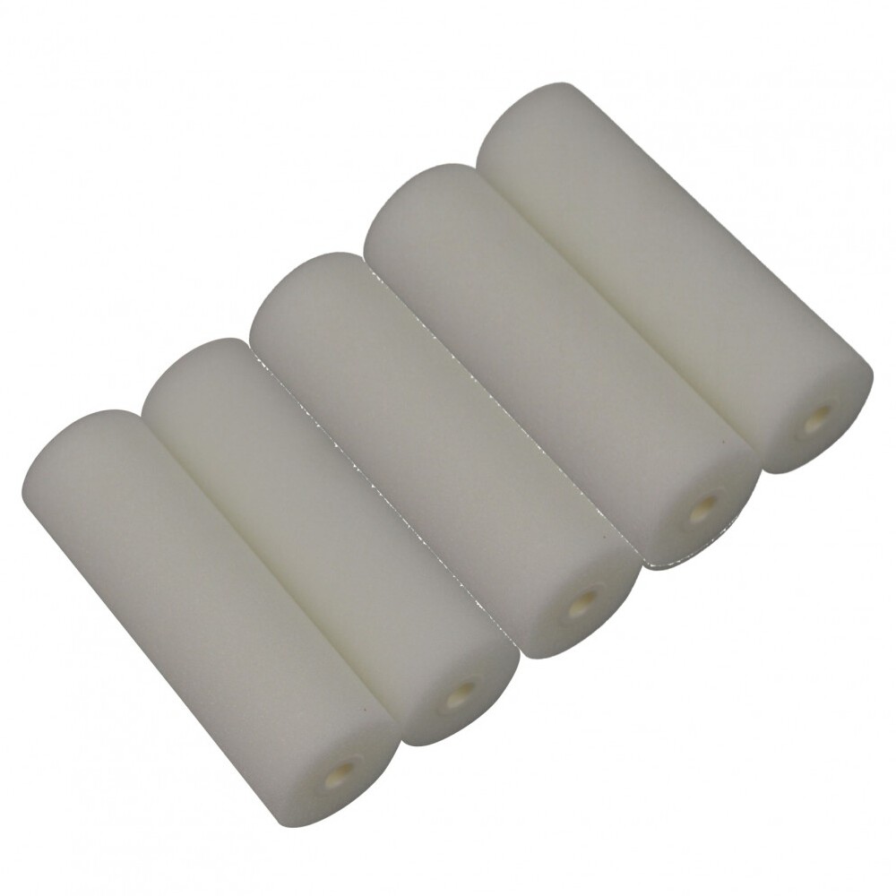DECOPRO Lackierwalzen-Set 5 Stück, 11 cm gerade
