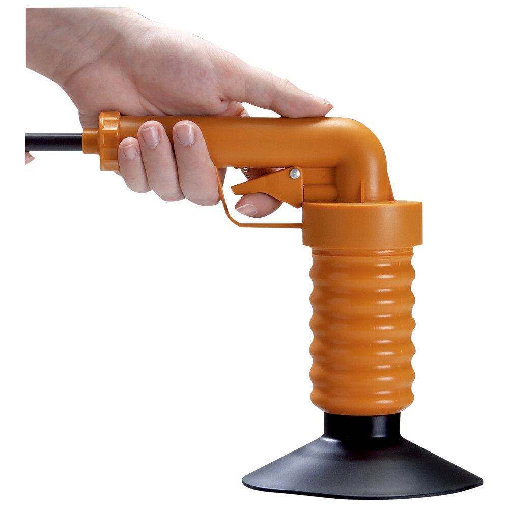 Abflussreiniger „Drain Buster“ mit integrierter Pumpe und zwei Aufsätzen image number 1