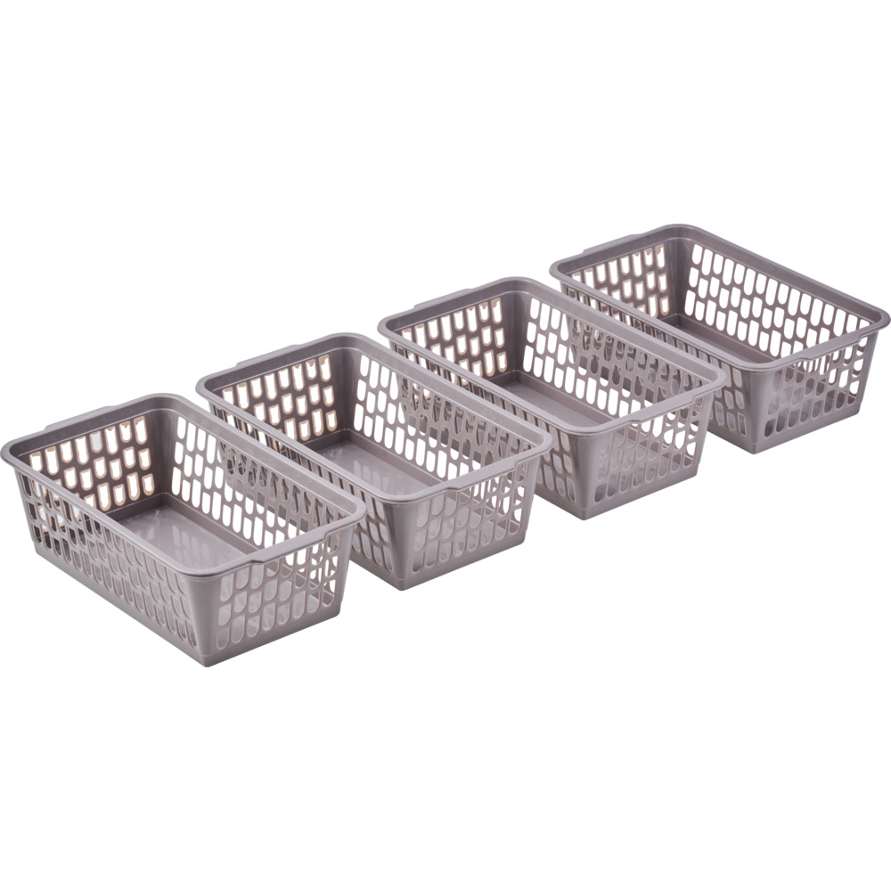 K&ouml;rbchen 4er-Set klein 25,5 x 15 x 10,5 cm, sortiert image number 1