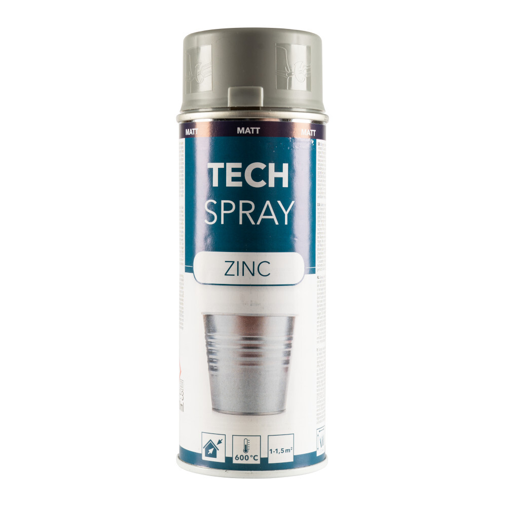Tech Spray Zink 400 ml matt image number 0