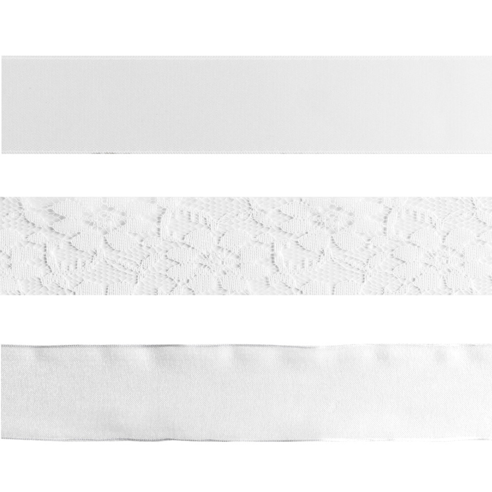 Geschenkband Premium weiß, 2 m x 40 mm image number 1