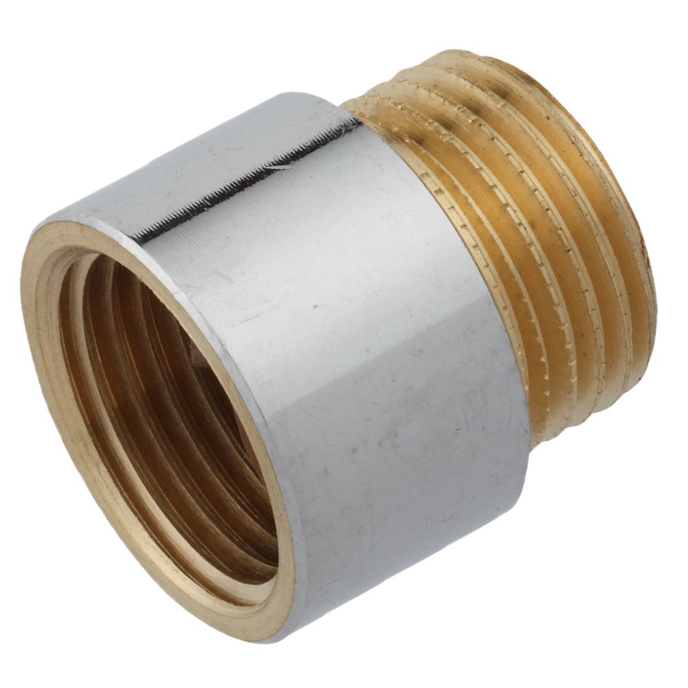 Hahnverlängerung verchromt ½" x 15 mm