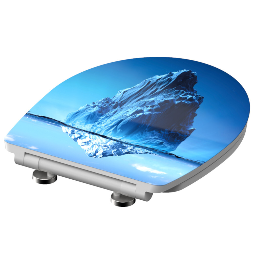 WC-Sitz High Gloss Absenkautomatik Schnellverschluss Iceberg image number 2