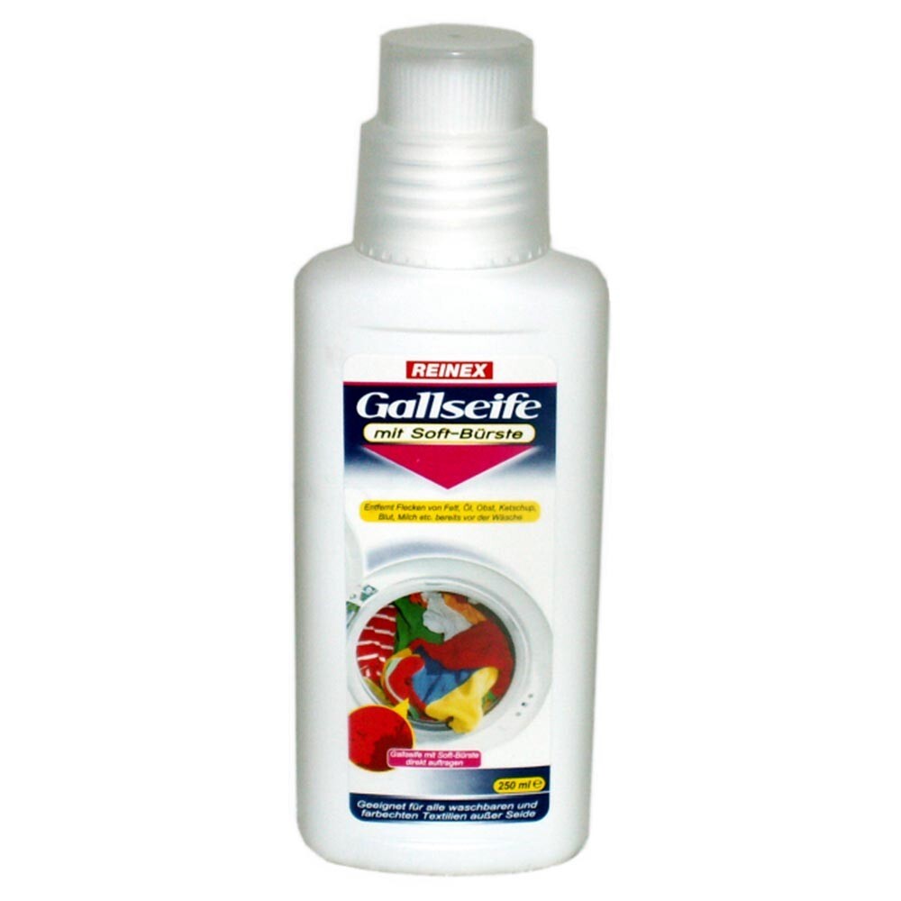 Reinex Gallseife 250 ml mit Softbürste