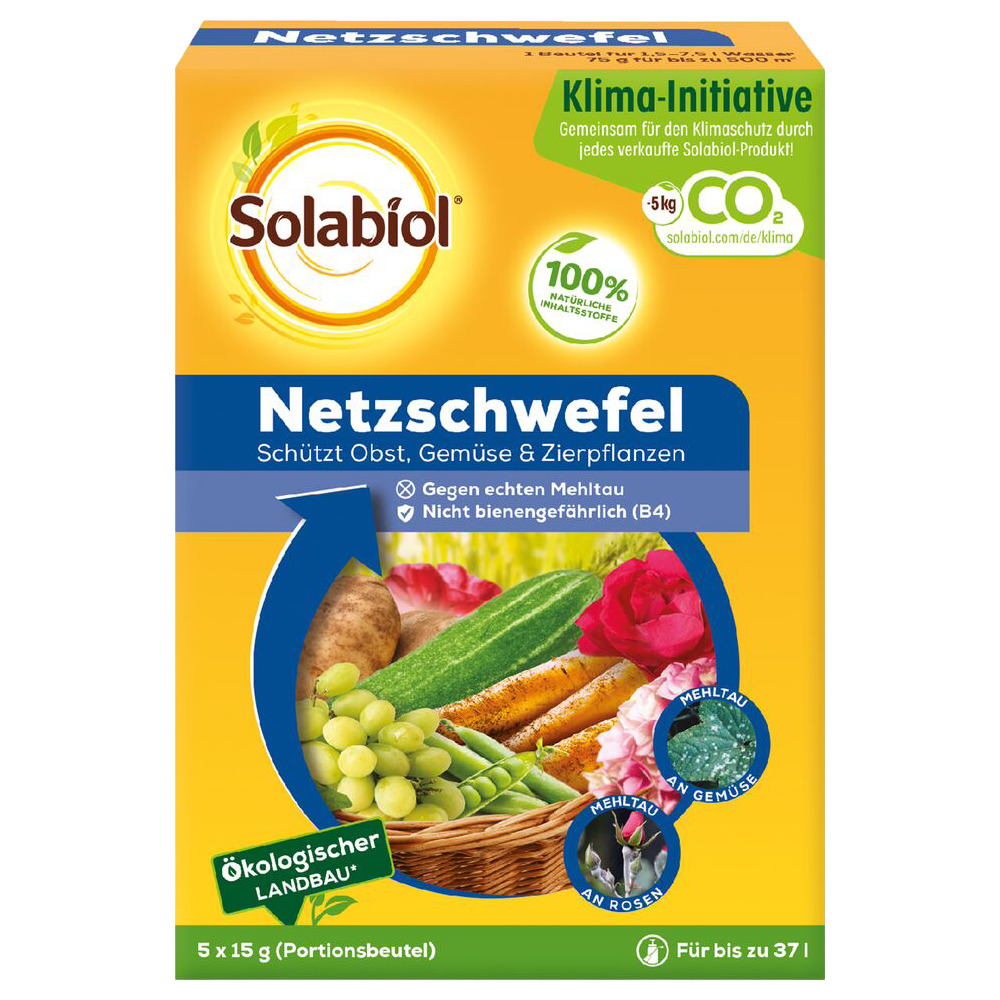 Solabiol&reg; Netzschwefel gegen Mehltau 75g