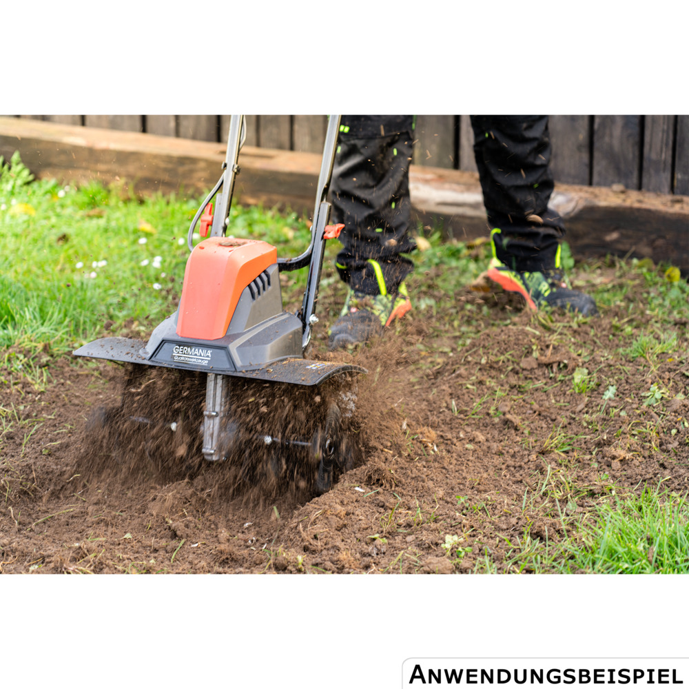 GERMANIA® Motorhacke 1500 W klappbar mit 24 Messern image number 10