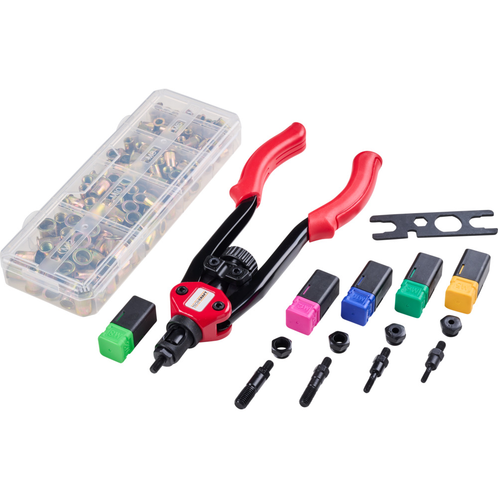 Nietmutternzange in Transportbox 156-teilig image number 2