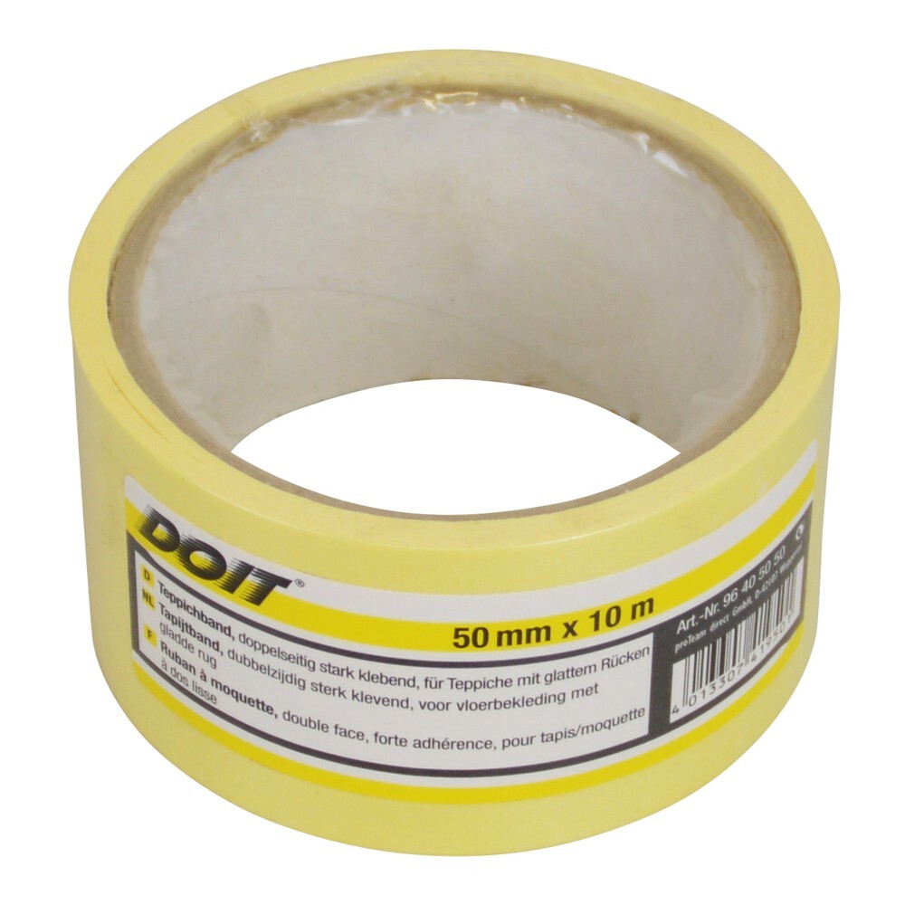 Doppelseitiges Klebeband 50 mm x 10 m, Teppichband image number 0