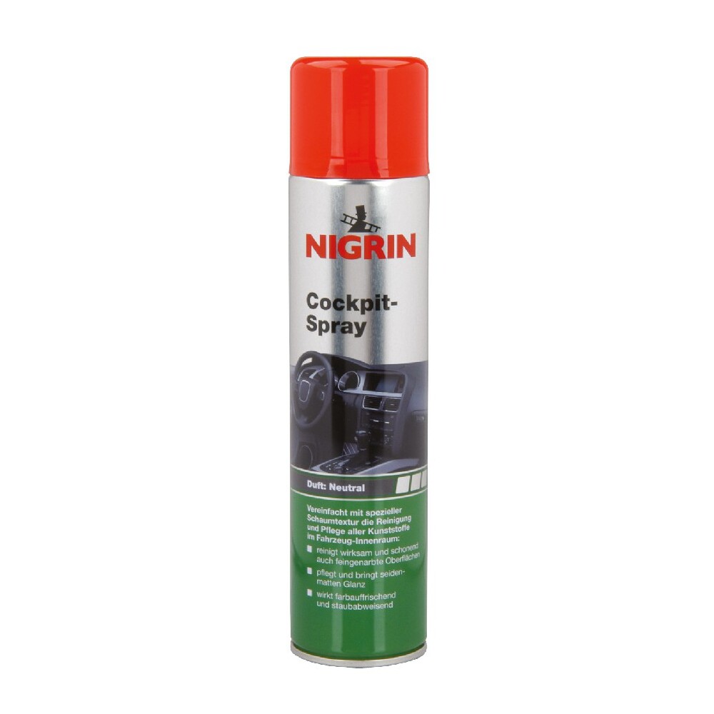 Nigrin Cockpit-Spray, 400 ml, seidenmatt, neutral