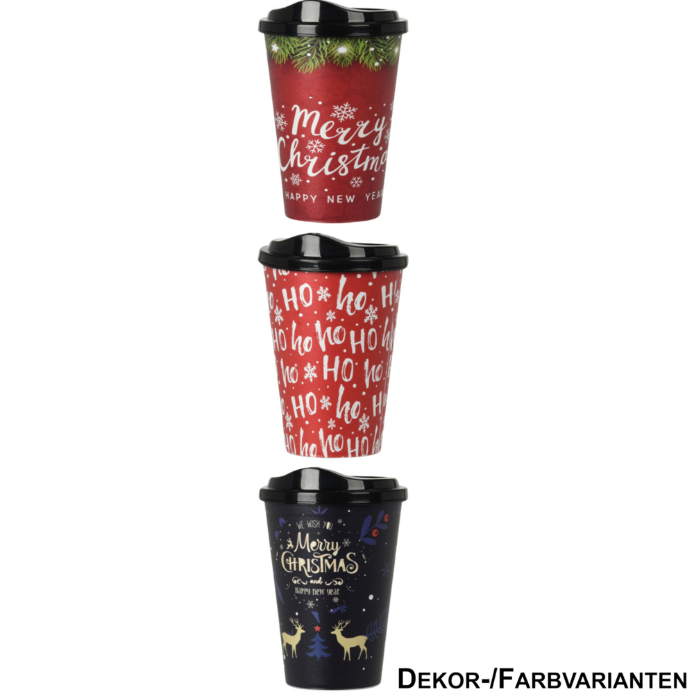 Kaffeebecher ToGo 500ml, 3 Designs zur Auswahl