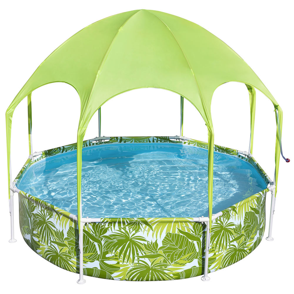 Bestway&reg; Steel Pro Frame Pool mit Dach &Oslash; 244 x 51 cm image number 0