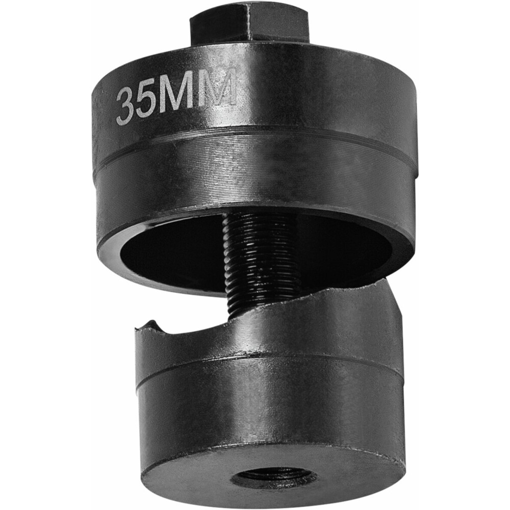 Blechlocher &Oslash; 35mm aus Stahl, schwarz image number 1