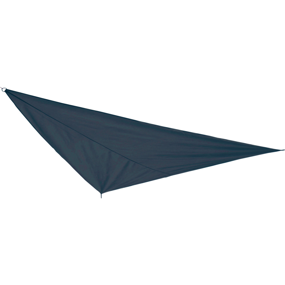 Sonnensegel dreieckig 3 x 3 x 3 m grau aus Polyester