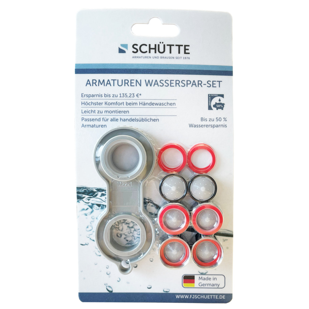 Armaturen Wassersparset