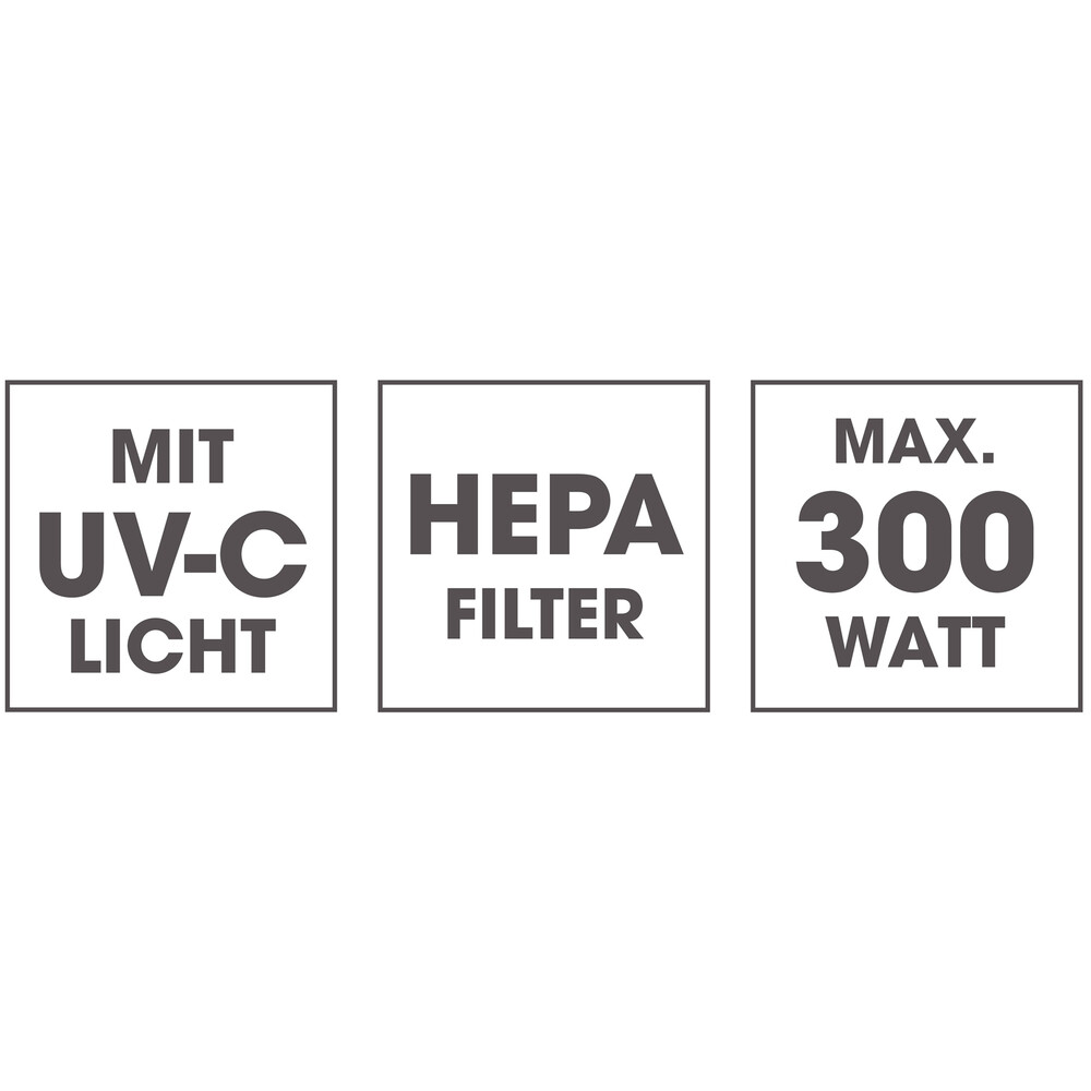 CLEANmaxx Milben-Handstaubsauger mit UV-C Licht, blau wei&szlig; image number 1
