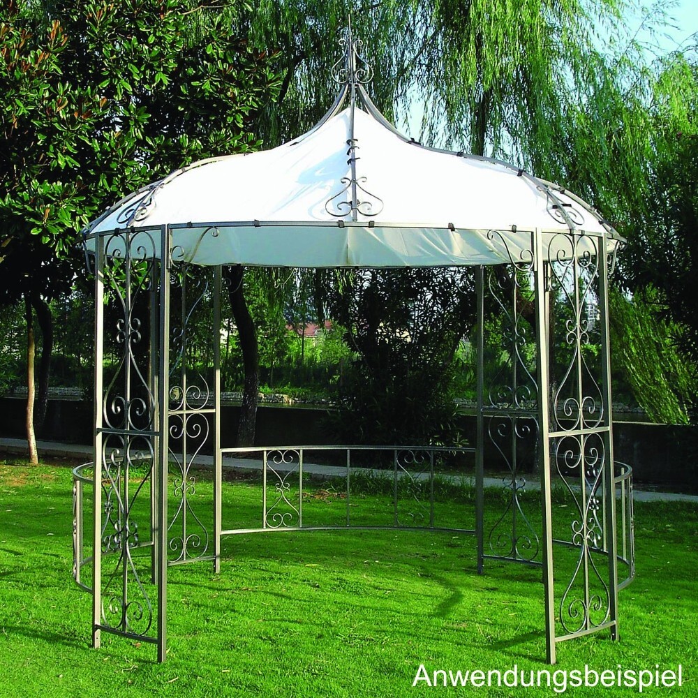 Ersatzdach für Pavillon Burma rund, Ø 3 m, Weiß image number 0