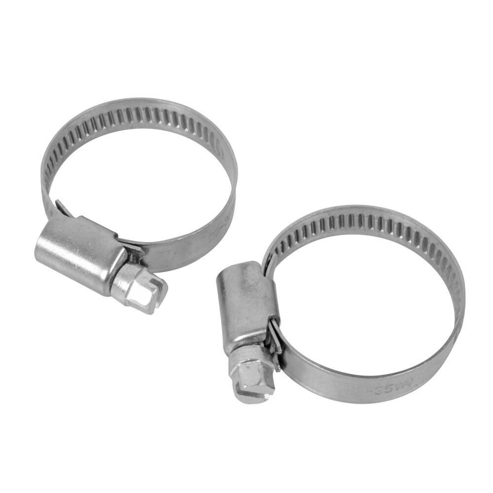 Schlauchklemmen-Set 2er 23-35 mm Breite 9 mm Edelstahl