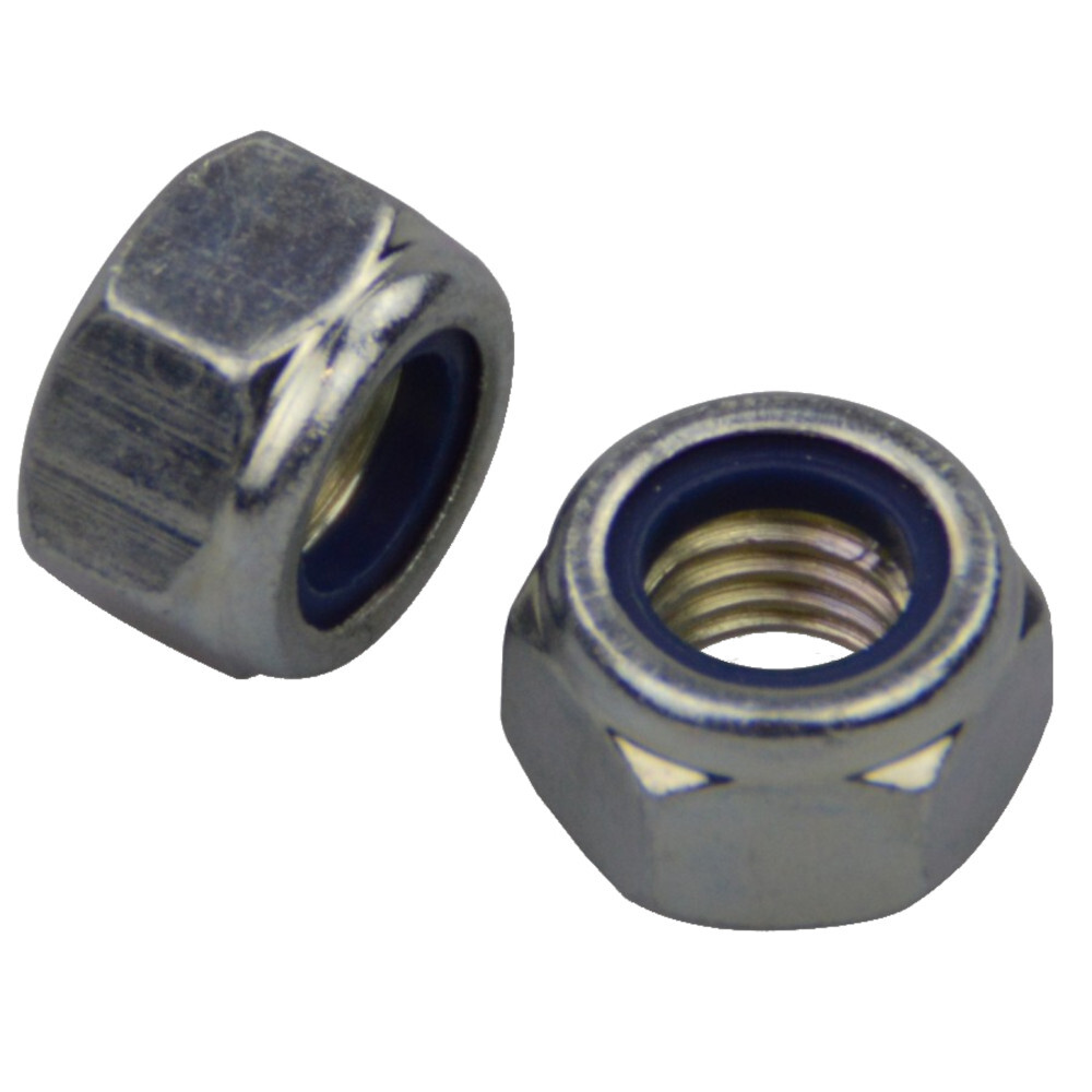 Sicherungsmutter M16 DIN985 mit Klemmring A2 Edelstahl 6-kant