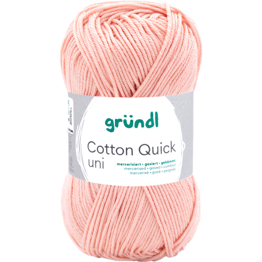 Garn Cotton Quick uni 50 g apricot