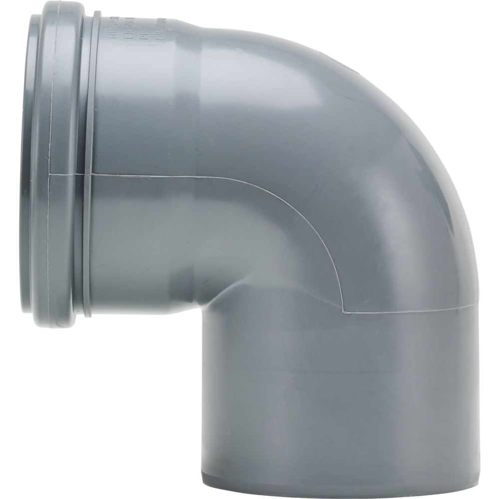 HTB-Abwasserbogen DN 110 mit 87&deg; Winkel