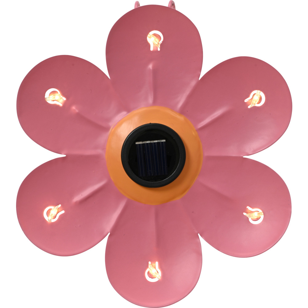 Solar-LED-Blume Zaunbeleuchtung- 4-fach sortiert image number 1