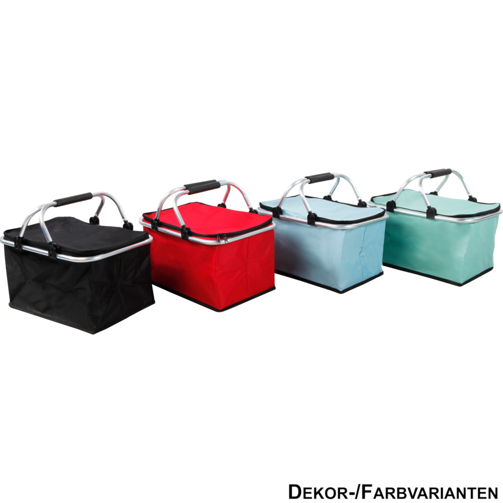 Einkaufskorb isoliert 48 x 28 x 24 cm aus Polyester verscheidenfarbig