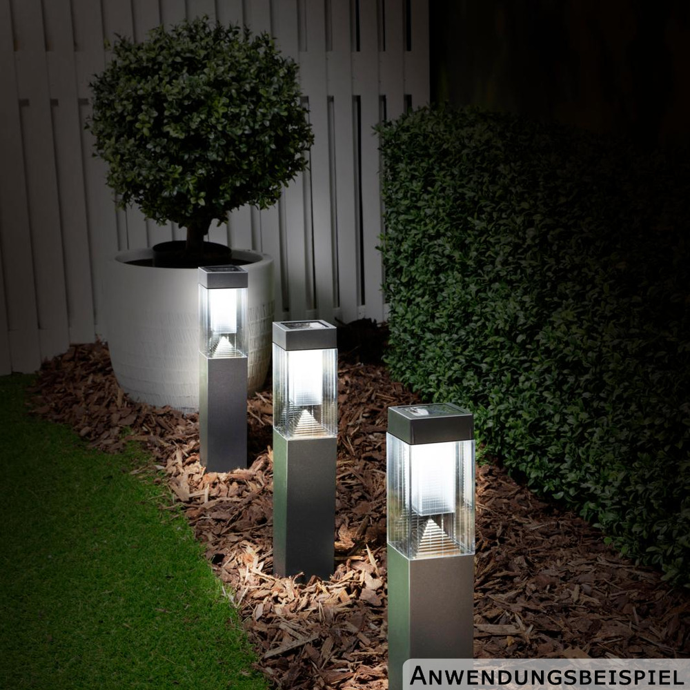 Grundig Solar-LED Gartenleuchte 3 Stück image number 5