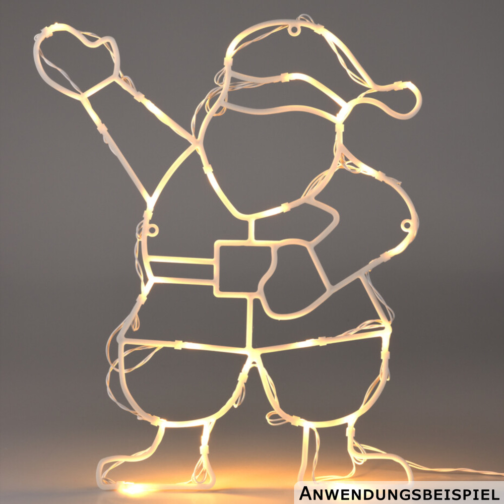 Deko-Weihnachtsfigur batteriebetrieben mit 24 LEDs image number 3