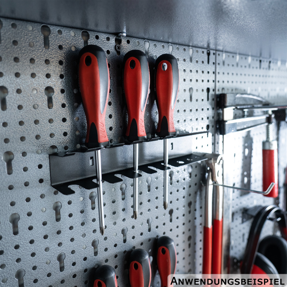 GERMANIA® Lochwand 3-teilig mit Hakensortiment aus Stahlblech image number 6