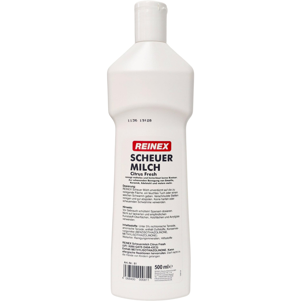 Reinex Scheuermilch 500ml image number 1