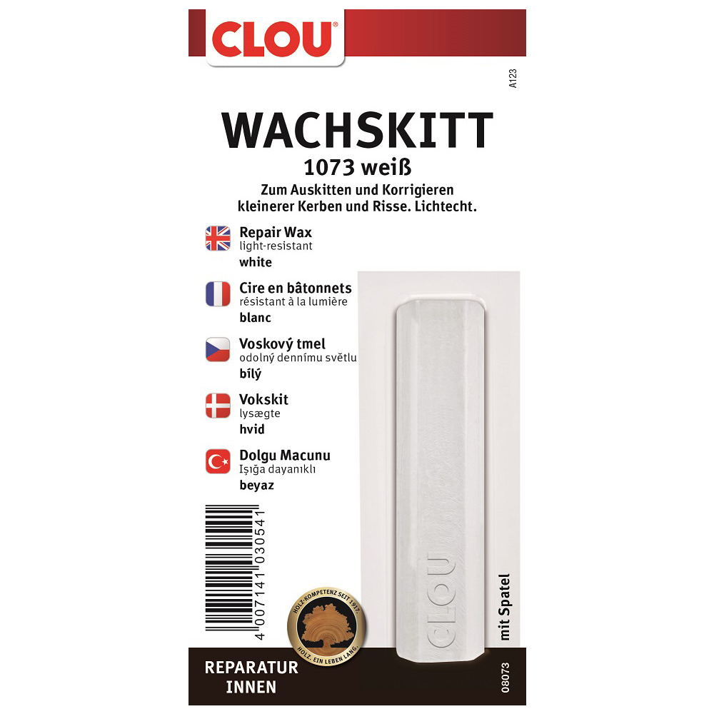 Clou Wachskitt Nr. 1073 Weiß, 1 Stück image number 0