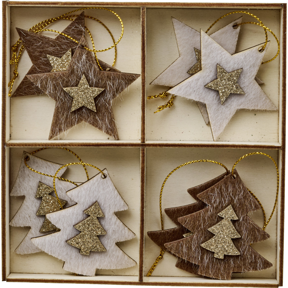 Weihnachtsbaumschmuck-Set 8-teilig in verschiedenen Designs image number 16