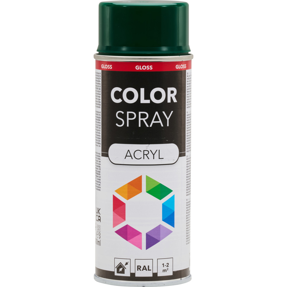 Lackspray gl&auml;nzend 400 ml Acryl RAL 6005 moosgr&uuml;n image number 0