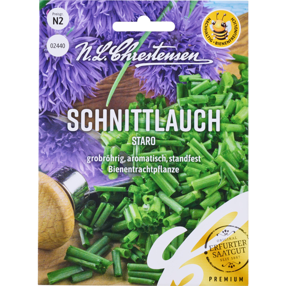 Saatgut Schnittlauch mehrj&auml;hrig f&uuml;r ca. 3-4 laufende Meter image number 0
