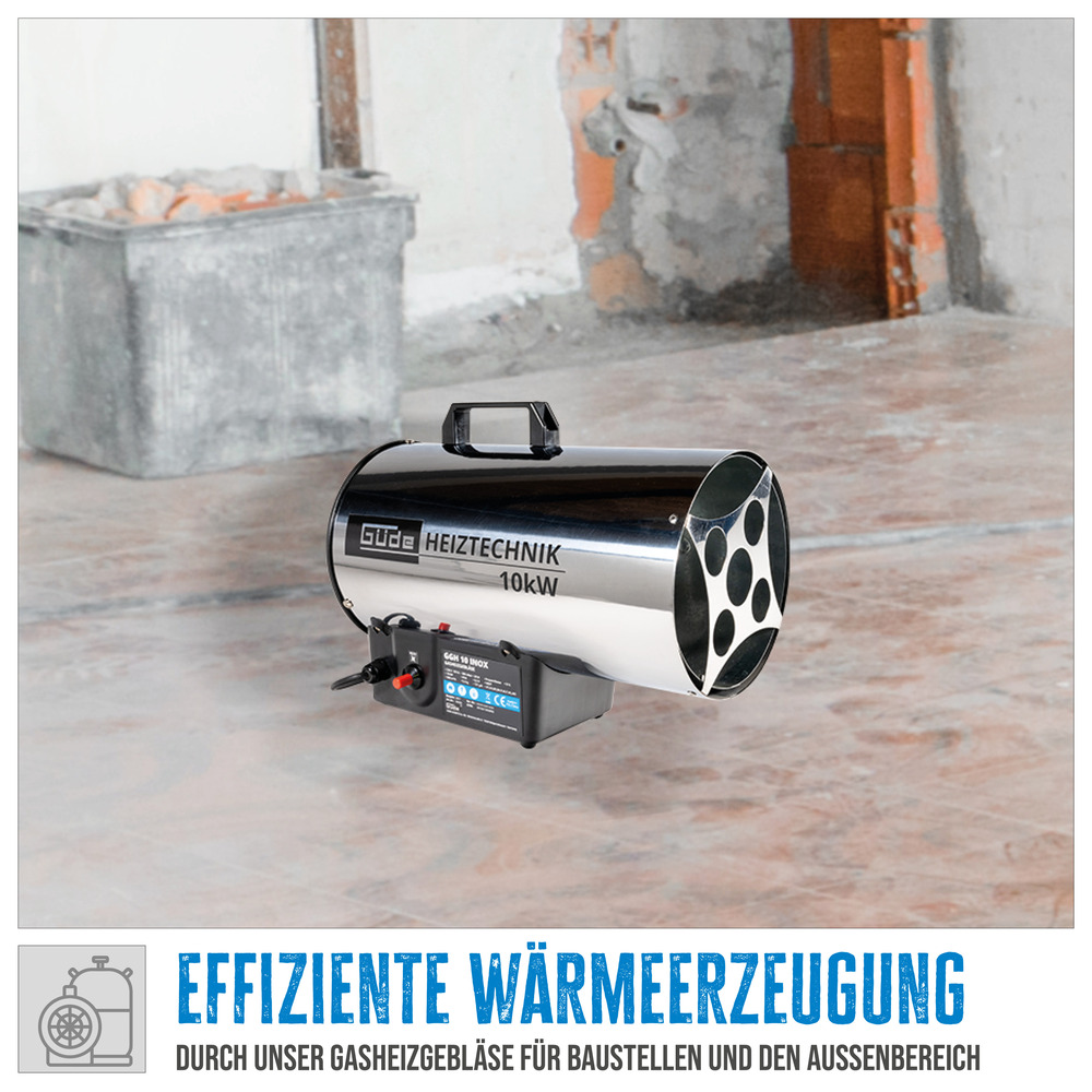 G&uuml;de&reg; Gasheizgebl&auml;se GGH 10 INOX image number 5