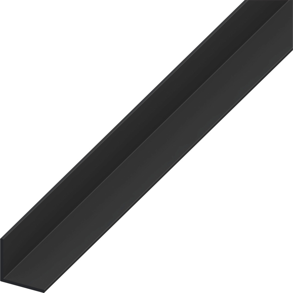 Winkelprofil gleichschenklig PVC 1000 x 25 x 1,8 mm schwarz image number 0