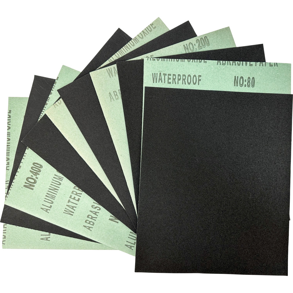 GERMANIA® Schleifpapier-Set 10-teilig Nass Grob image number 1