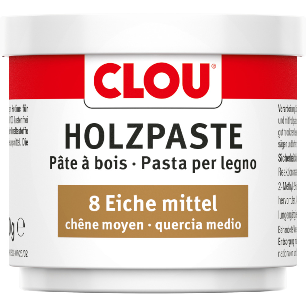 CLOU Holzpaste-Dose Holzreparaturmasse Nr.8 eiche mittel
