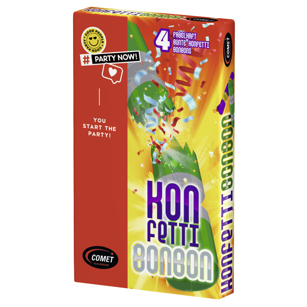 Konfetti-Bonbons 4 Stück image number 0