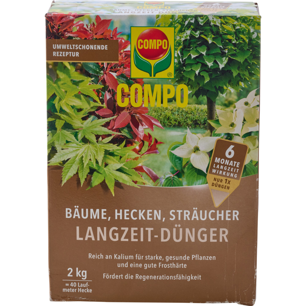 COMPO B&auml;ume, Str&auml;ucher, Hecken Langzeitd&uuml;nger 2 kg image number 2