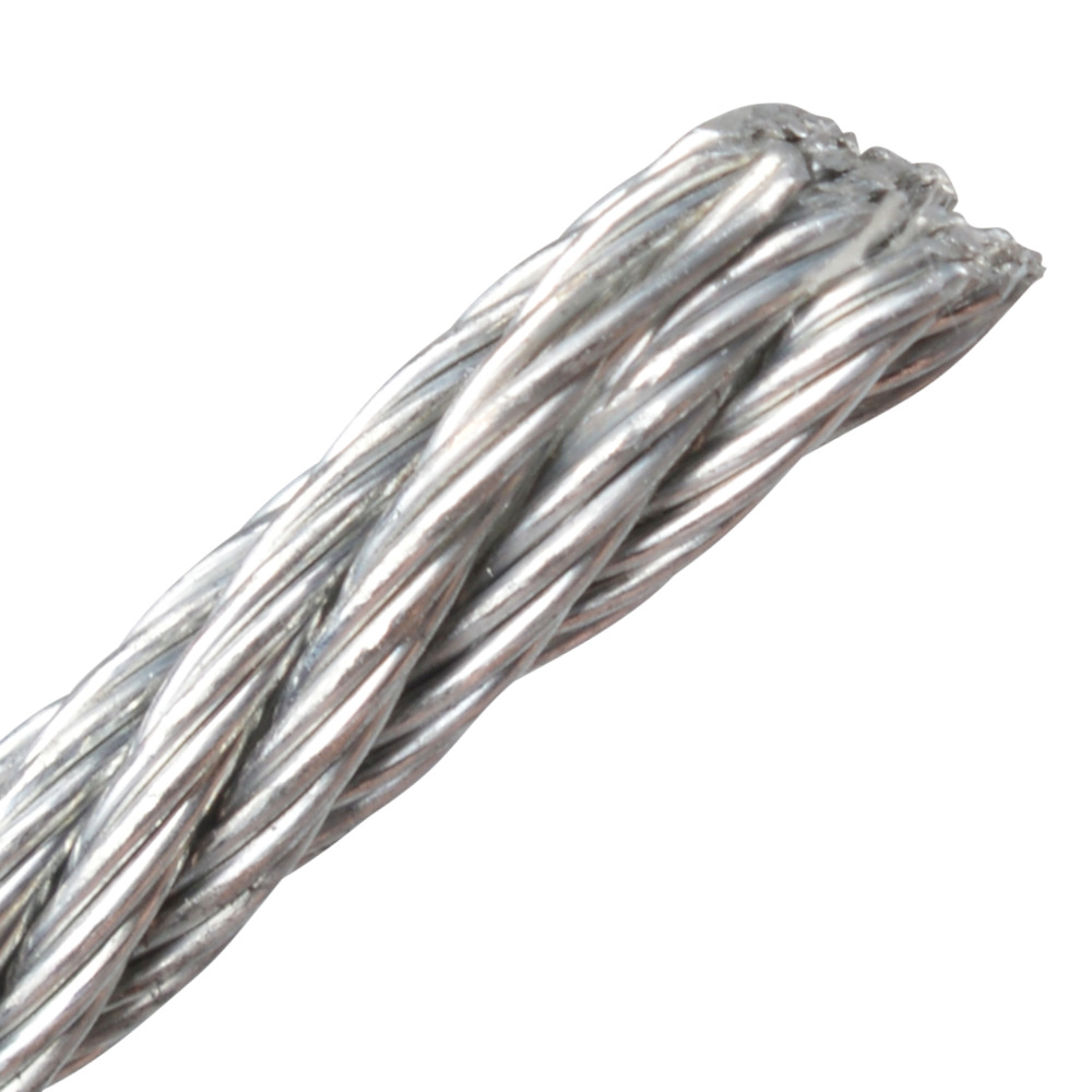 Stahlseil Ø 2/3 mm 10 m verzinkt ummantelt image number 1