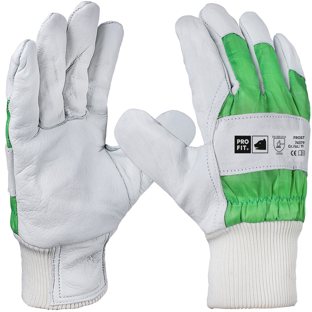 Handschuhe Größe 11 aus Rindvollleder mit Baumwollfüllung