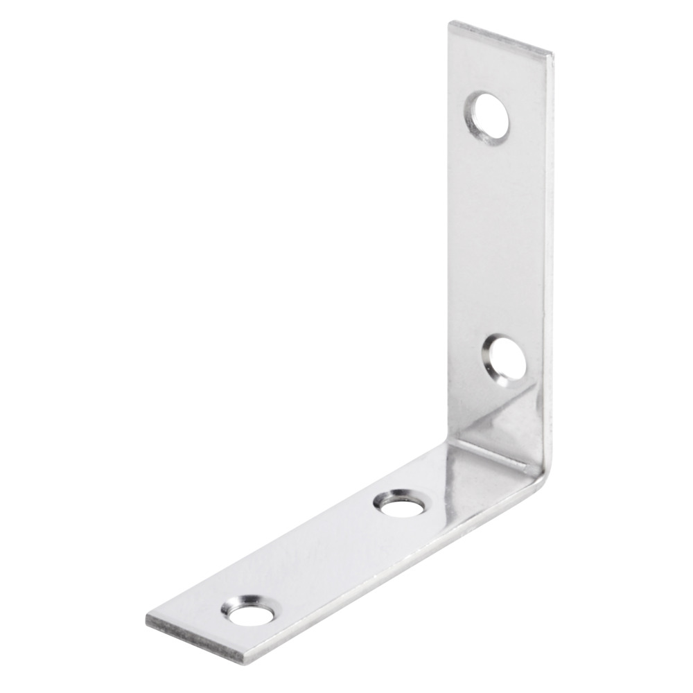 Stuhlwinkel A2 60 x 60 x 18 mm Edelstahl mit innen versenkten Löchern