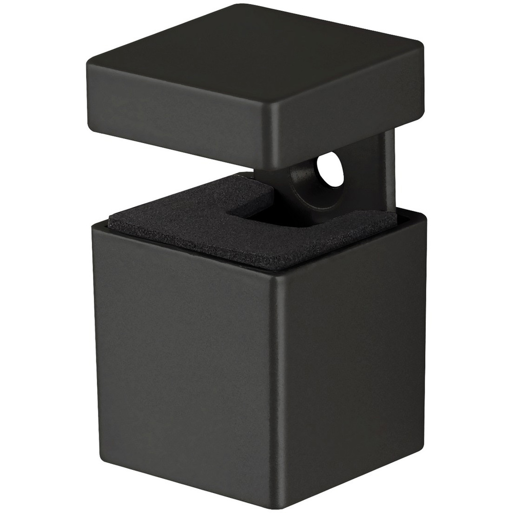 Regalbodenhalterung BLOC 5-20 mm 2-teilig schwarz