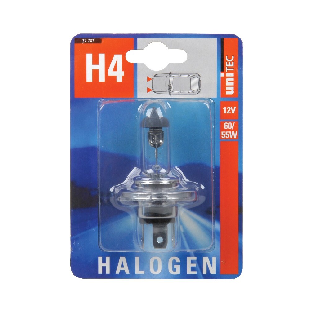 Halogen Scheinwerfer H4, 12 V 60/55 W, 1 Stück