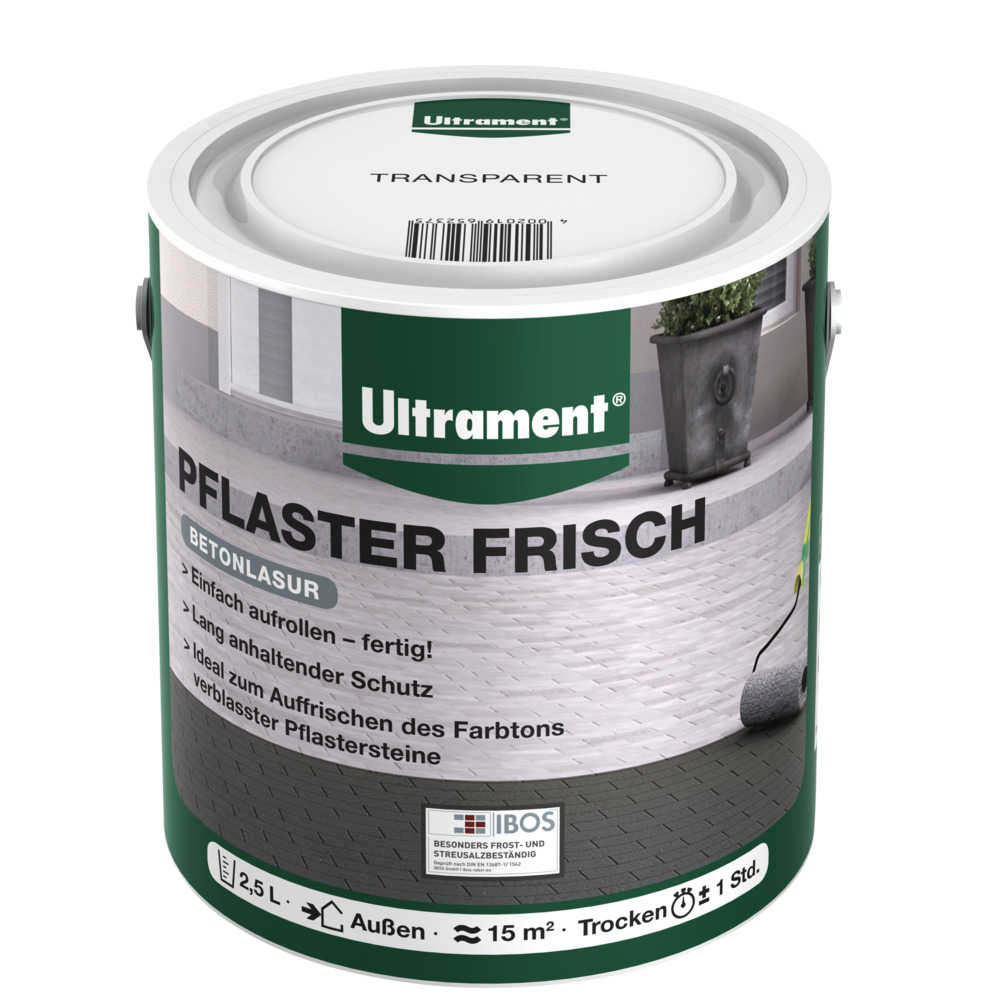 Ultrament Betonlasur Pflaster Frisch 2,5 Liter transparent