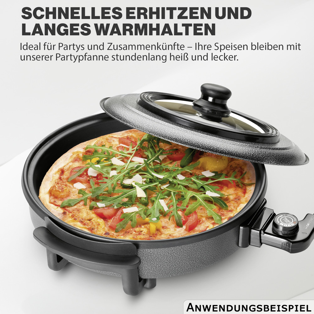 CLATRONIC® Pizza-Partypfanne 1500 Watt Ø 36 cm image number 7