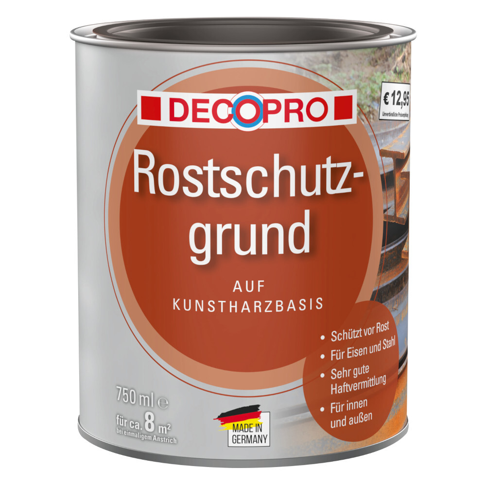 DECOPRO Rostschutzgrund 750 ml silbergrau image number 0