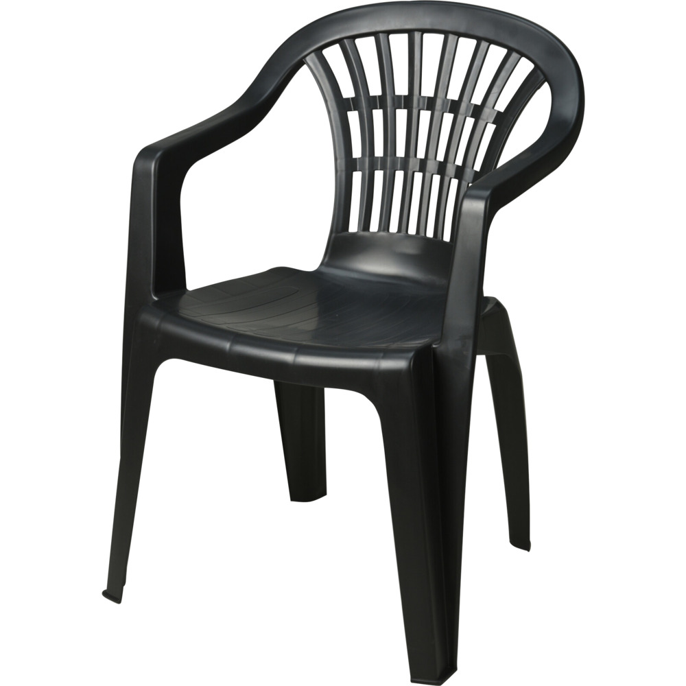 Kunststoff-Stapelstuhl anthrazit
